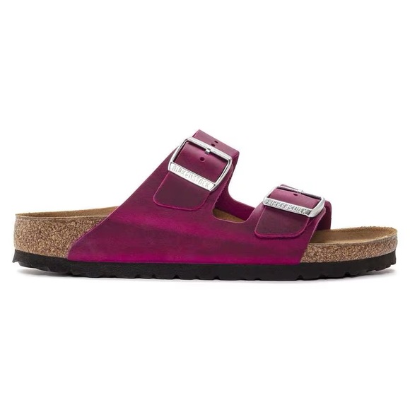 Birkenstock Arizona BS Oiled Leather in Color
Festival Fuchsia EU 39 NWT Sample - Picture 3 of 16